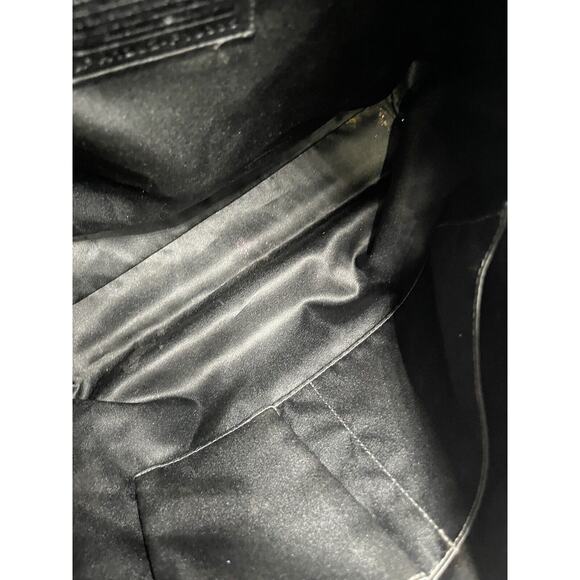 Coach F18335 Authenticated Signature Laura Black Gray Jacquard Large Tote Bag - Picture 10 of 11